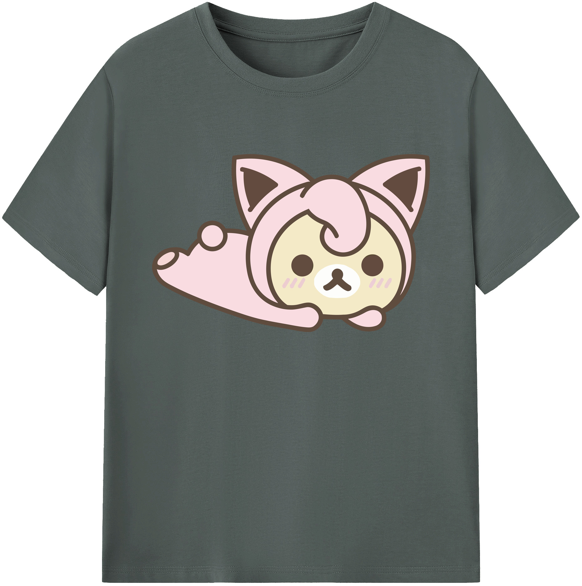 （画像用） リラックマ リラックマ キイロイトリ Rilakkuma Korilakkuma Kiiroitori 綿100％ メンズ半袖Tシャツ｜肌触りやわらか＆通気性